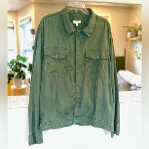 NWT Standard Cloth Green Long Sleeve Men's Shirt XL